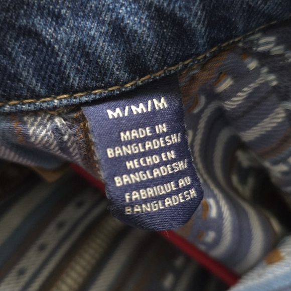 Wrangler Blue Denim Men Jacket Size M-Very Good Condition - Picture 10 of 17